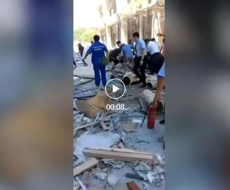 河北燕郊一商铺爆炸 有市民受伤：初步怀疑是燃气爆炸